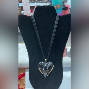 Black Heart Pendant Necklace/Bracelet/Ring/Earrings